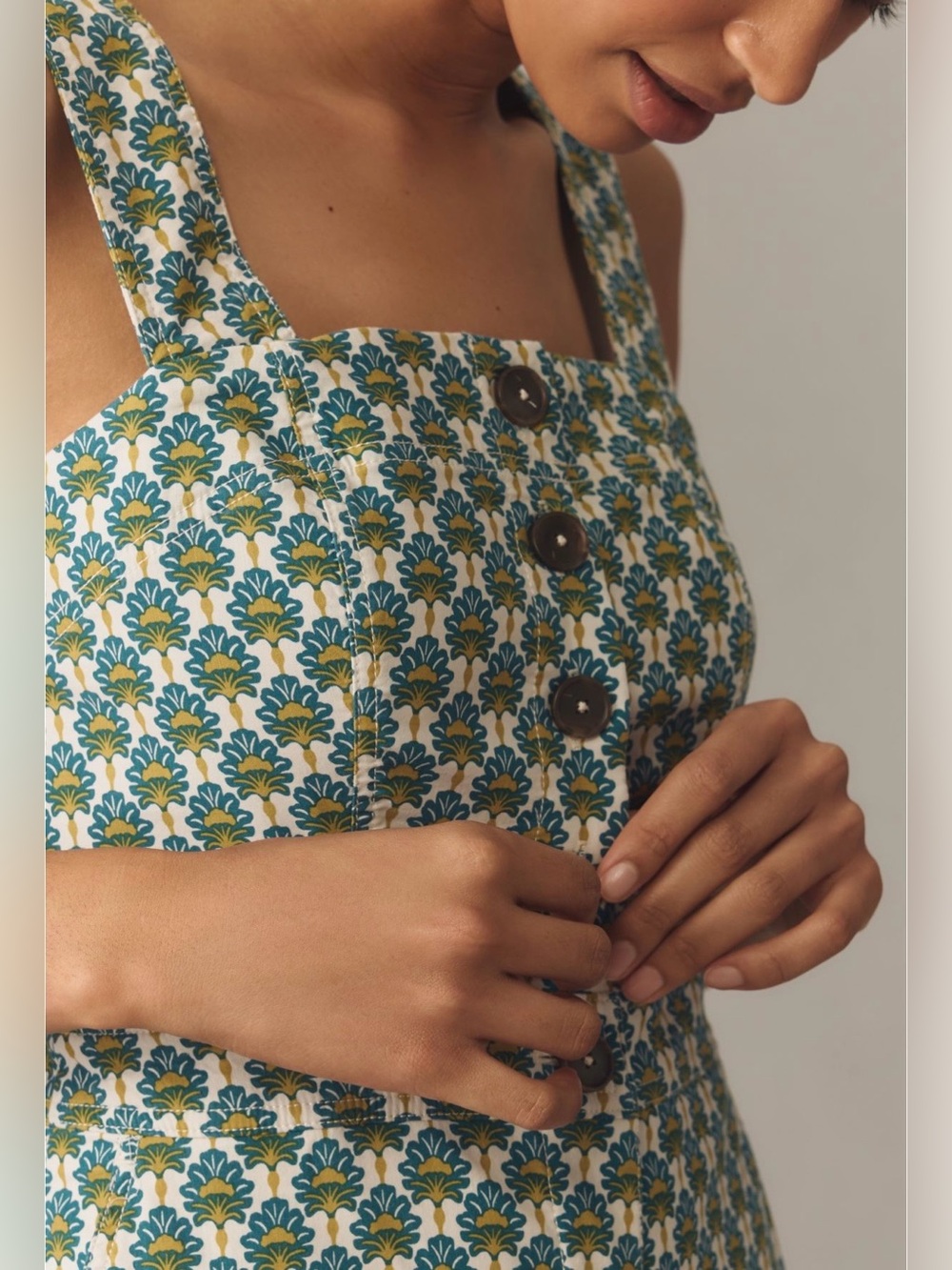 The Portside Button-Front Jumpsuit by Maeve - Picture 4 of 8